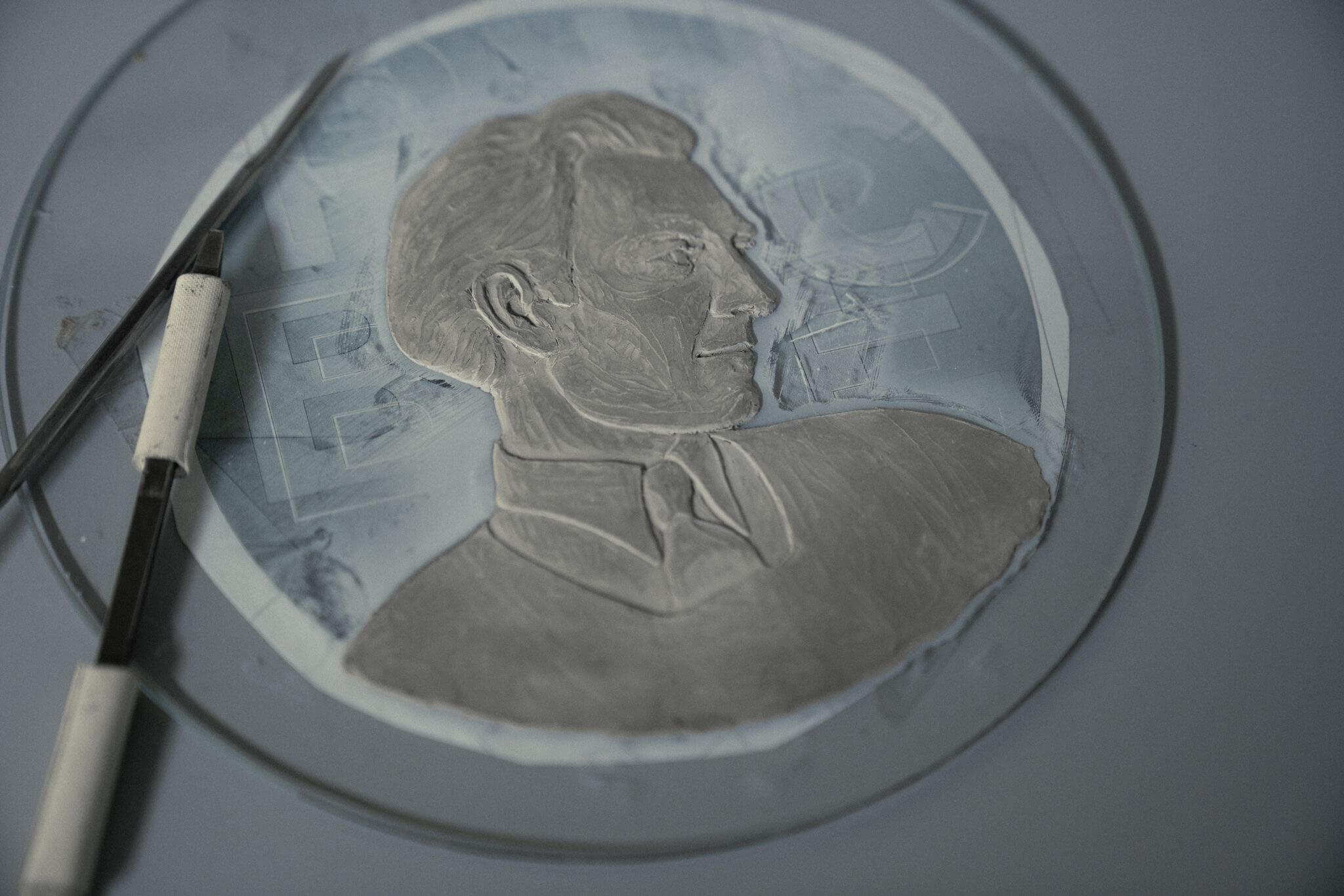 Motiventwicklung für Medaille Bruce B